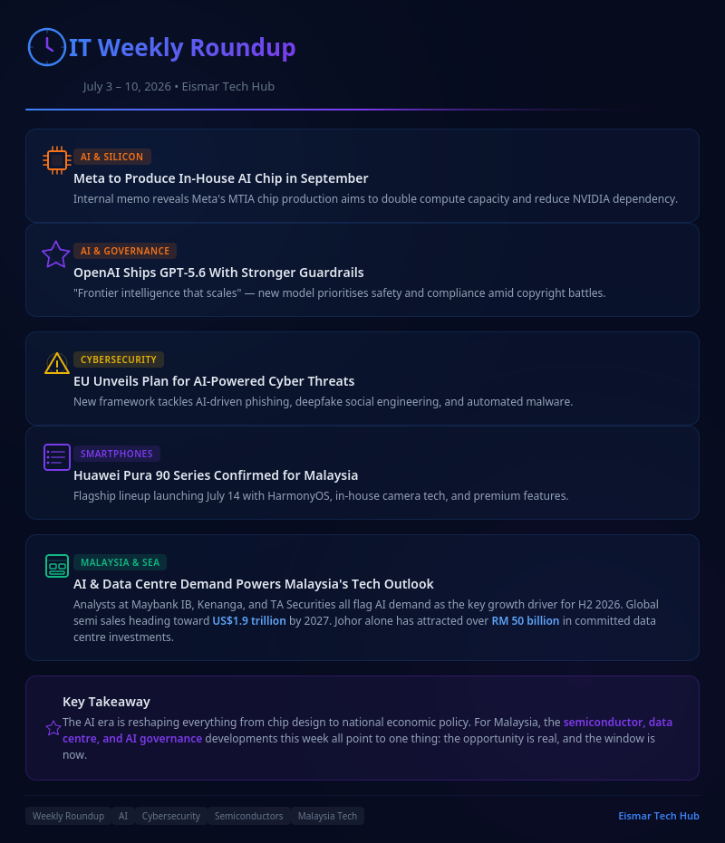 Infographic: IT Weekly Roundup July 10 2026