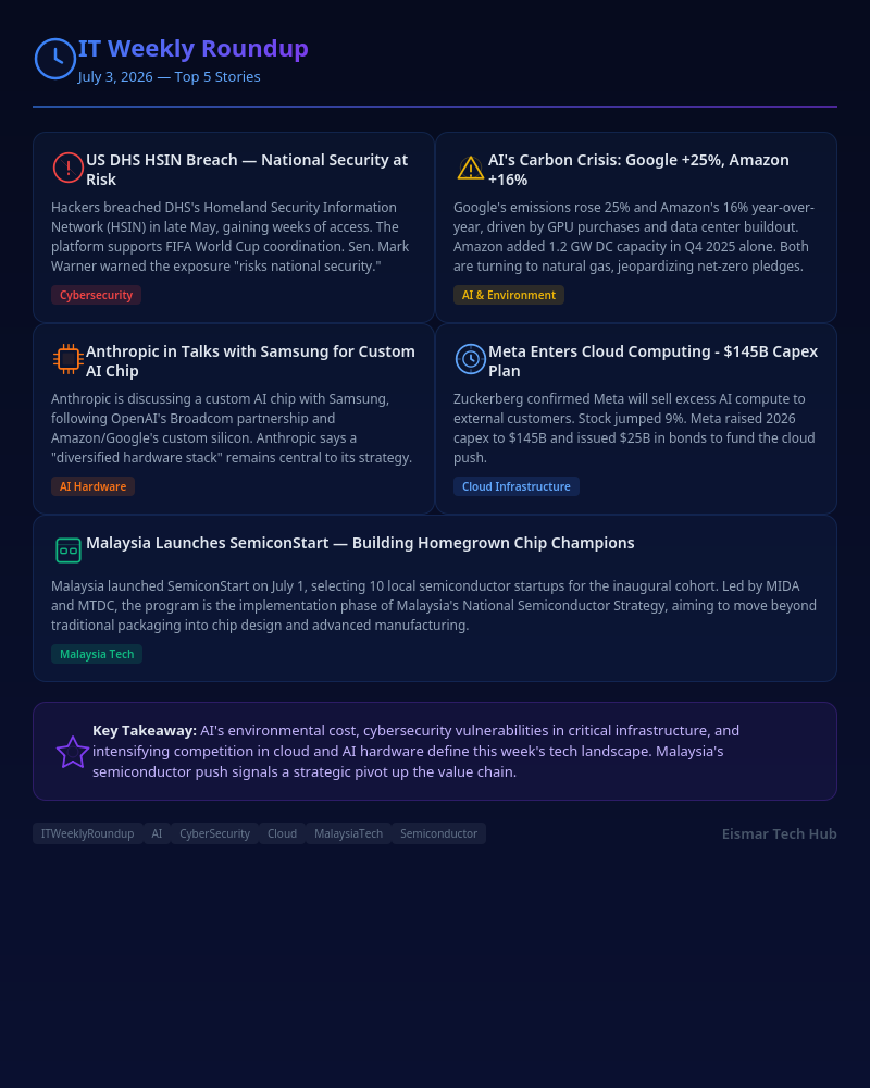 Infographic: IT Weekly Roundup — July 3, 2026