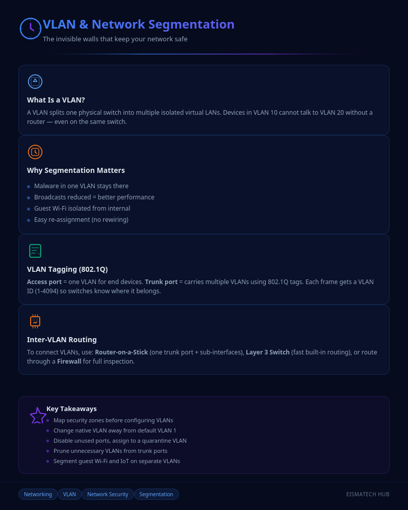Infographic: VLAN & Network Segmentation